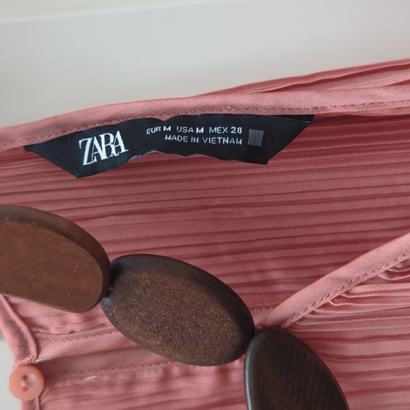 NWOT ZARA wood bead halter dress - Picture 7 of 8